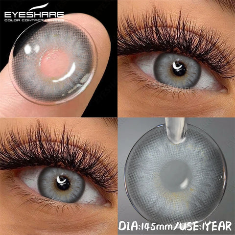 EYESHARE Natural Colored Contact Lenses - Blue, Brown, Gray, Green