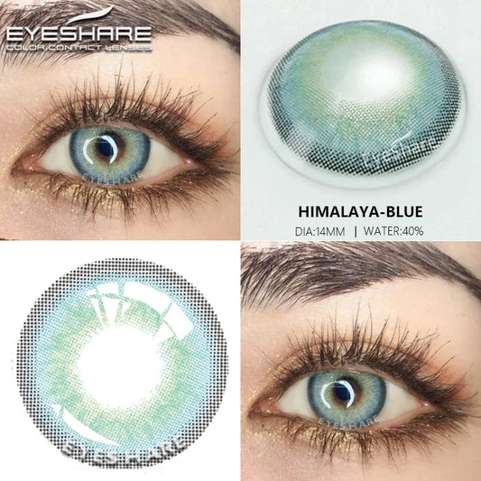 EYESHARE Color Lens Eyes - Blue Natural Contact Lenses