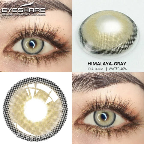 EYESHARE Color Lens Eyes - Blue Natural Contact Lenses