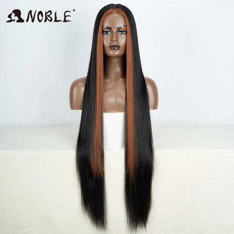 Noble Cosplay Wigs for Black Women - 38 Inch Ombre Blonde Lace Wig