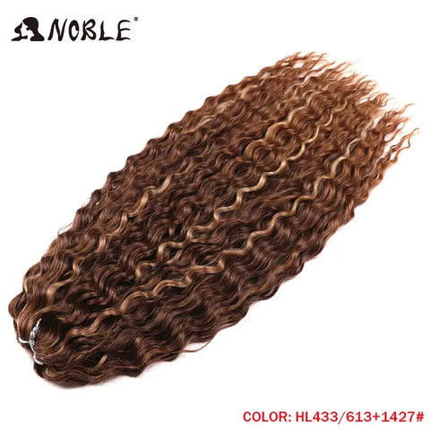 Noble Hair Synthetic Twist Crochet Curly Hair 24 Inch Ombre