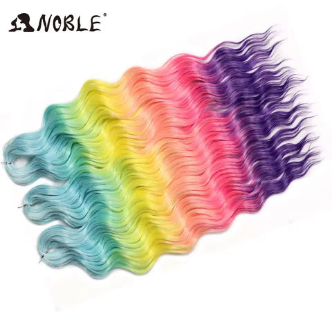 Noble Synthetic Hair Water Wave Twist Crochet Hair Extensions