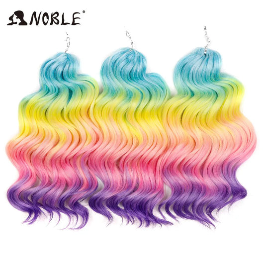 Noble Hair 16" Synthetic Twist Crochet Curly Hair Extensions