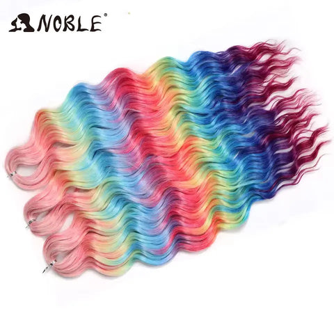 Noble Hair Synthetic Loose Deep Wave 24" Braiding Hair Extensions