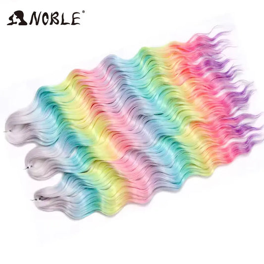 Noble Hair Synthetic Loose Deep Wave 24" Braiding Hair Extensions