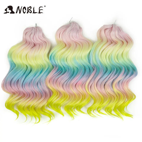 Noble Hair 16" Synthetic Twist Crochet Curly Hair Extensions