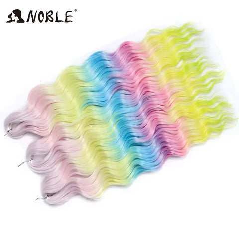 Noble Hair Synthetic Loose Deep Wave 24" Braiding Hair Extensions
