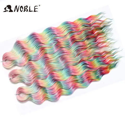 Noble Hair Synthetic Loose Deep Wave 24" Braiding Hair Extensions