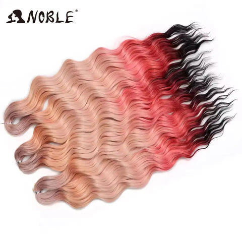 Noble Hair Synthetic Loose Deep Wave 24" Braiding Hair Extensions
