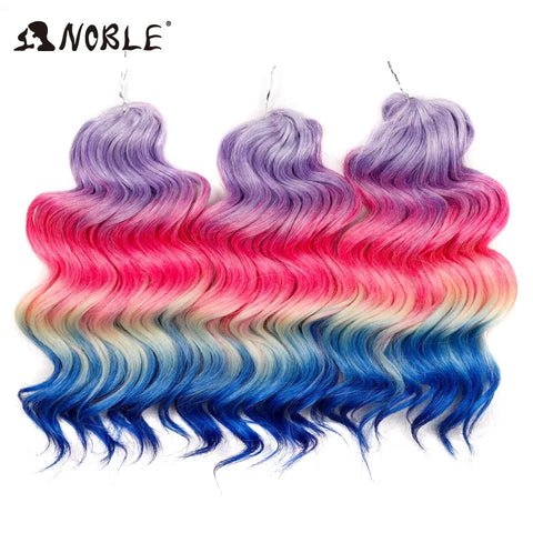 Noble Hair 16" Synthetic Twist Crochet Curly Hair Extensions