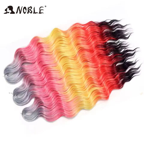 Noble Hair Synthetic Loose Deep Wave 24" Braiding Hair Extensions