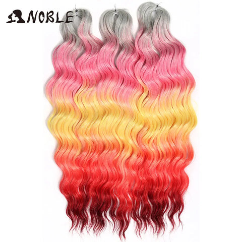 Noble Hair Synthetic Loose Deep Wave 24" Braiding Hair Extensions
