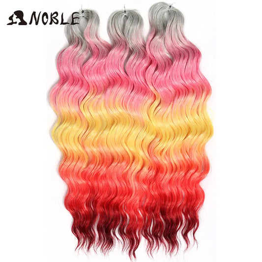 Noble Synthetic Hair Water Wave Twist Crochet Hair Extensions