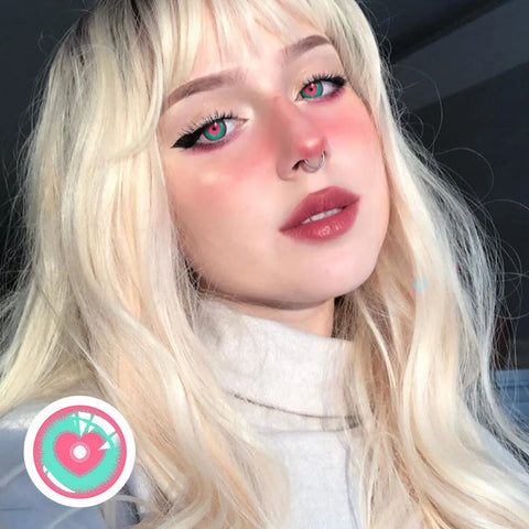 VISUASHOW Rainbow Colored Contact Lenses for Cosplay
