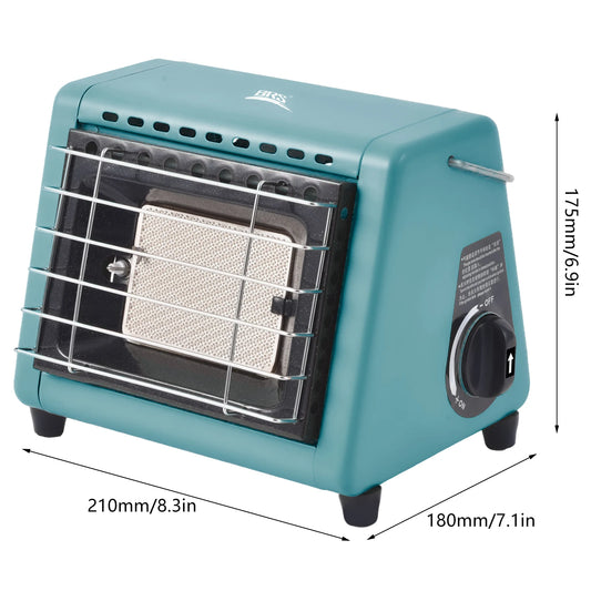2-in-1 Portable Propane Camp Heater and Stove for Tents