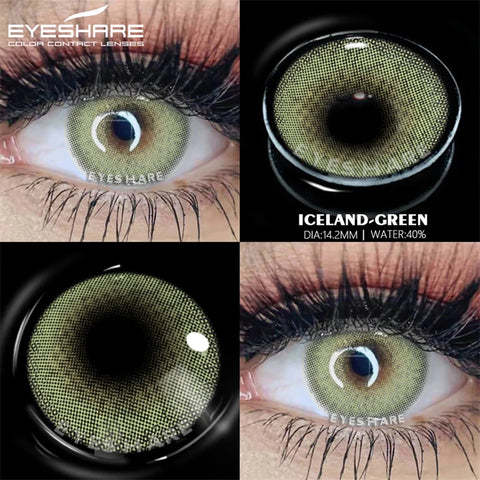 EYESHARE Blue Gray Natural Color Contact Lenses