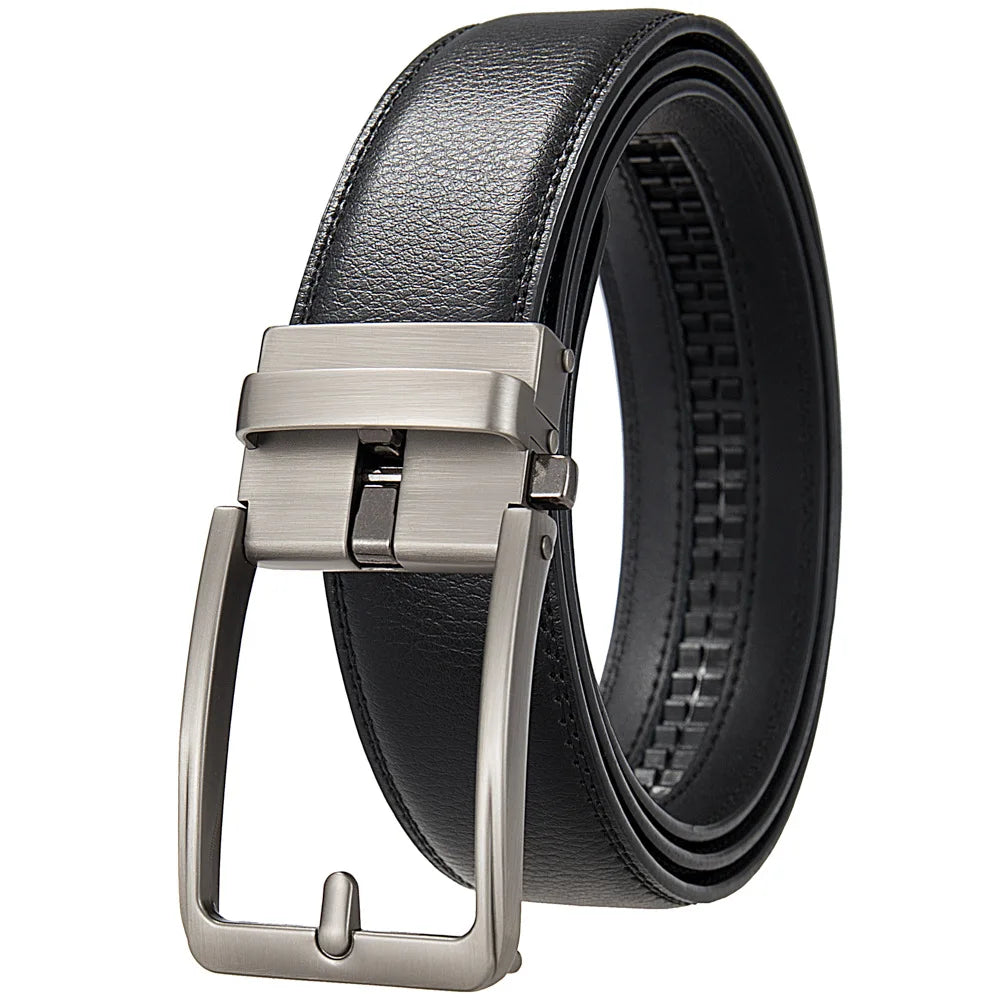 Click Men’s Leather Belt – Automatic Buckle