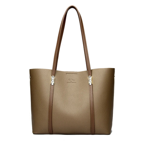 Luxury Autumn Bucket Shoulder Bag for Women