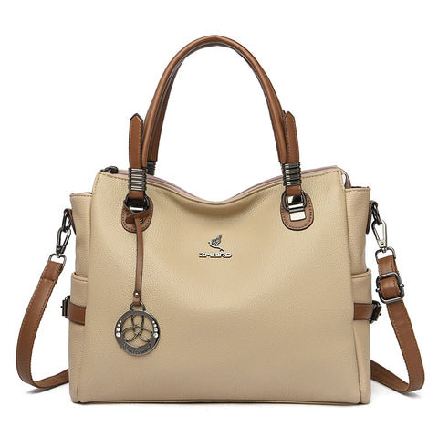 Luxury Soft Leather Shoulder Bag for Women