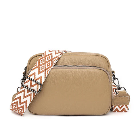 Luxury Soft Cowhide Leather Ladies Messenger Bag