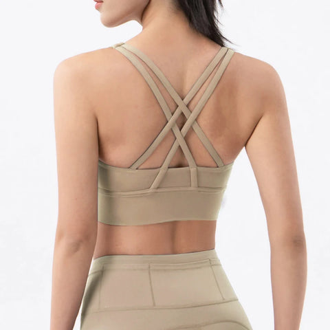 SOISOU Dames Cropped Bralette - Ademende sportbeha in 25 kleuren