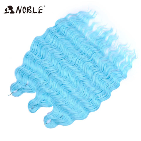 Noble Hair Water Wave Twist Crochet Hair - Ombre Blonde Pink 24 Inch