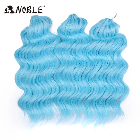 Noble Synthetic Twist Crochet Curly Hair 16“ Rainbow Color
