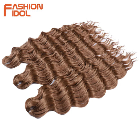 Anna 24 Inch Synthetic Hair Water Wave Braiding Hair Extensions