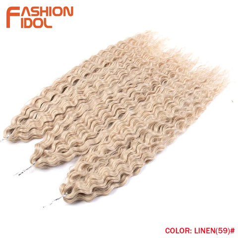 Ariel Hair Synthetic Twist Crochet Curly Hair Extensions