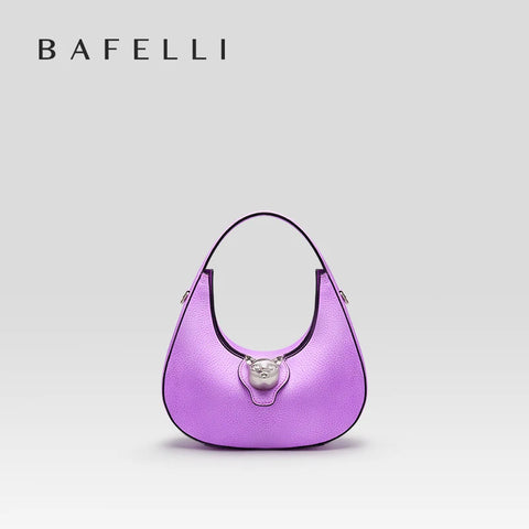 BAFELLI 2025 Women's Luxury Genuine Leather Cat Fashion Handbag