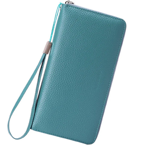 Zency Women's RFID Leather Organizer Wallet - Stylish & Secure