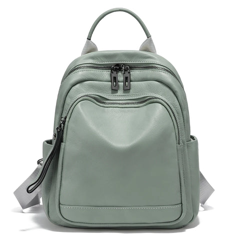 Zency 100% Genuine Leather Stylish Backpack for Women