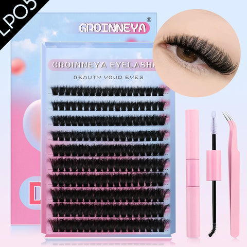 GROINNEYA DIY Lash Clusters Set