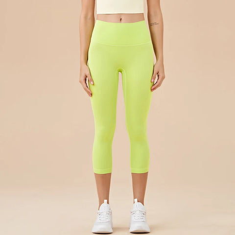 SOISOU Dames Yoga Capri Broek met Hoge Taille - 13 Levendige Kleuren