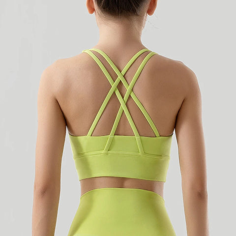 SOISOU Dames Cropped Bralette - Ademende sportbeha in 25 kleuren