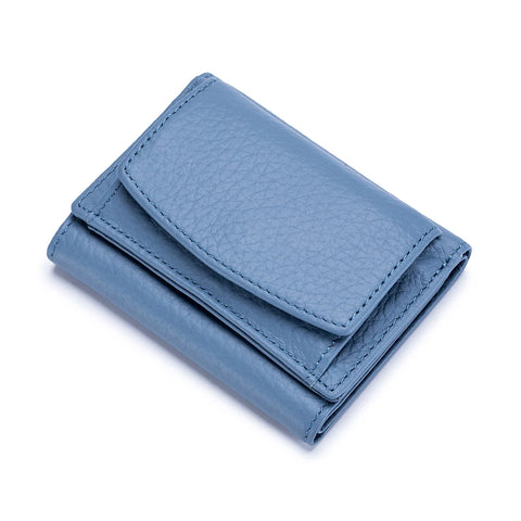 Zency Genuine Leather Wallet Case for Women - Stylish Mini Coin Purse & Card Holder