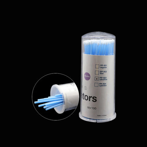 AILEISHI 100PCS Eyelash Extension Cleaning Swabs