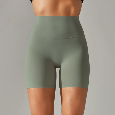 Summer High-Waist Push-Up Yoga Shorts – Fitness, Gym & Bike Shorts for Women