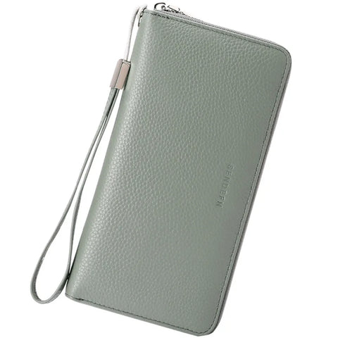 Zency Women's RFID Leather Organizer Wallet - Stylish & Secure