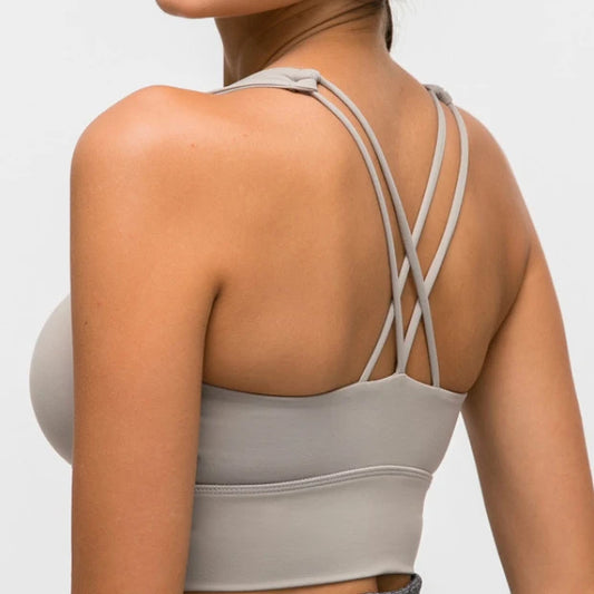 Nepoagym BOOST Cross Back Sport Bra Top for Women