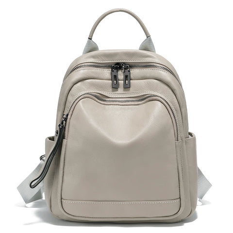 Zency 100% Genuine Leather Stylish Backpack for Women