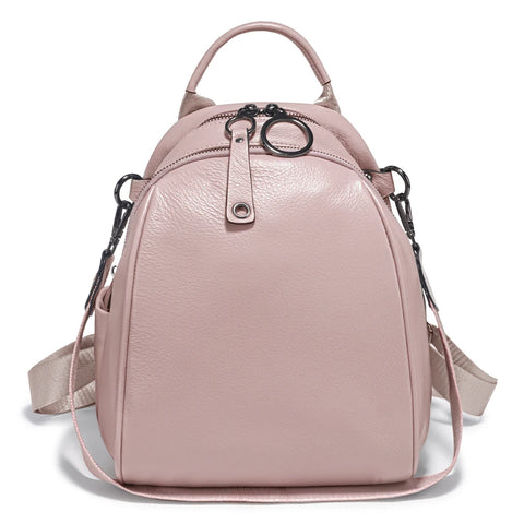 Zency Women's Soft Genuine Leather Travel Backpack