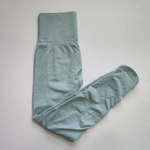 Nepoagym Dames Gebogen Zoom Naadloze Legging met Billen Scrunch