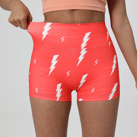 SOISOU Printed Beach Shorts for Women - High Waist, Breathable & Stylish