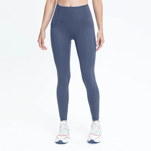 Nepoagym LOVELIFE Damen-Yoga-Leggings mit Seitentaschen