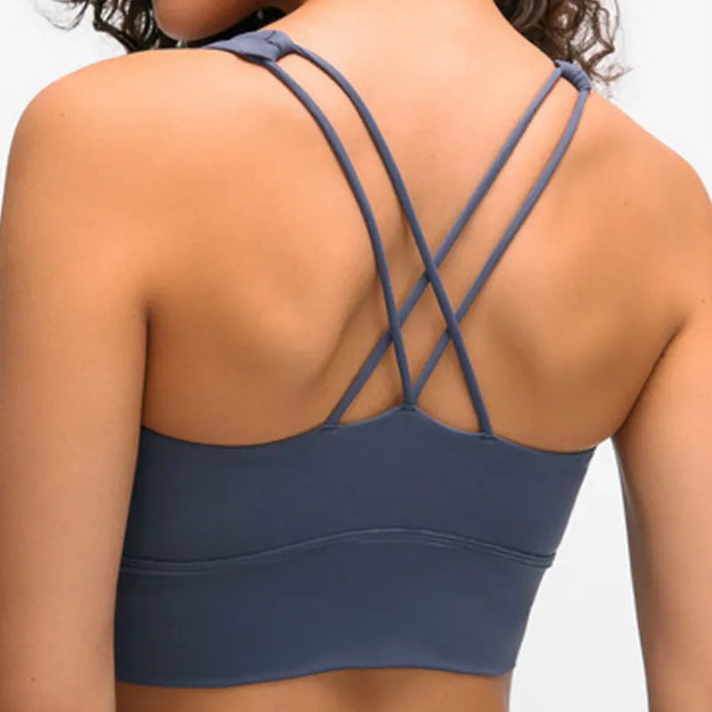 Nepoagym BOOST Cross Back Sport Bra Top for Women