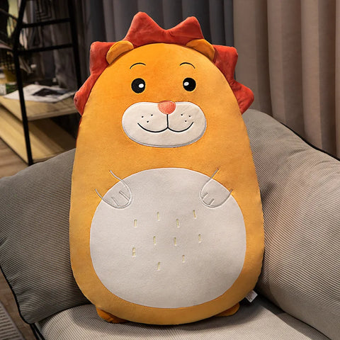 Little Animals Plush Toy – 45–80cm Squishy Dinosaur, Pig, Penguin & Bear Soft Cushion Doll