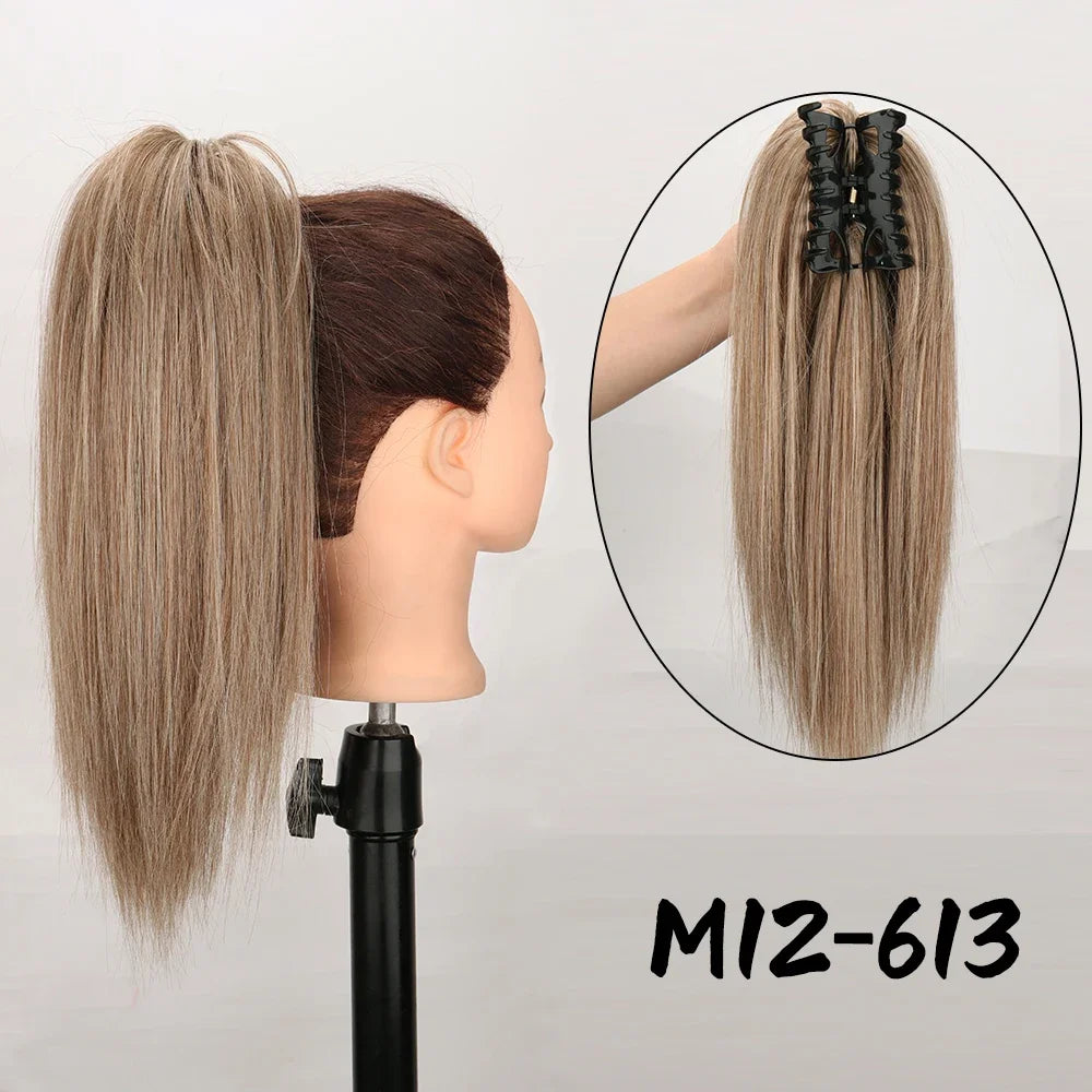 Synthetic 16Inch Claw Clip Ponytail Hair Extensions