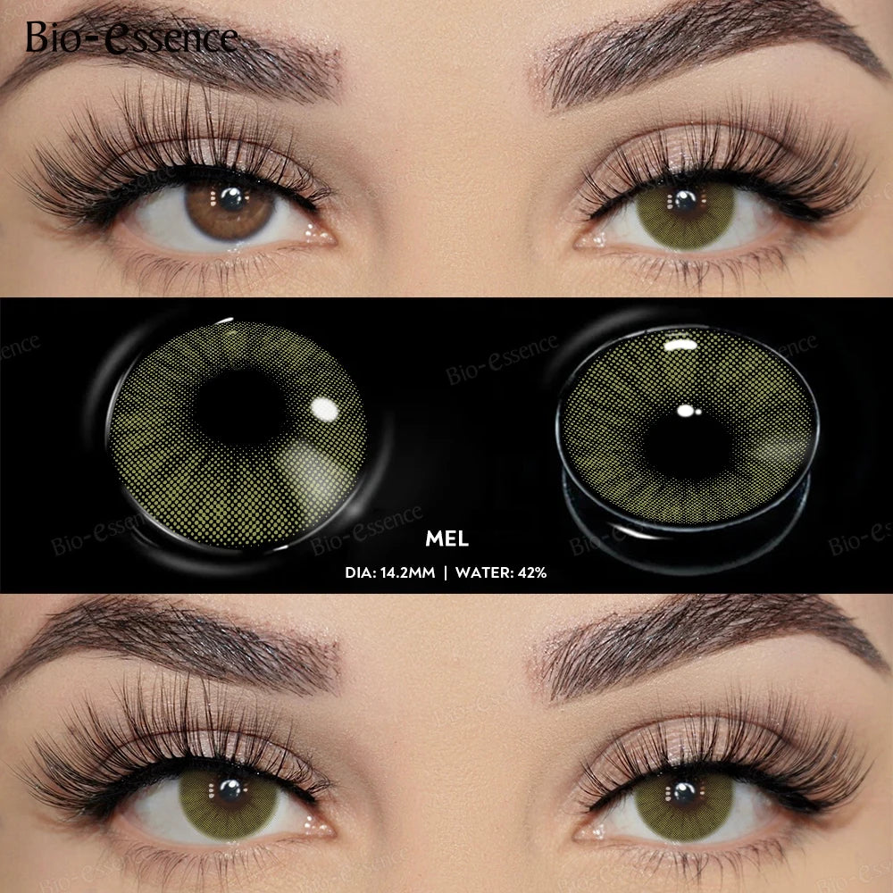 Bio-essence gekleurde contactlenzen - natuurlijke look 