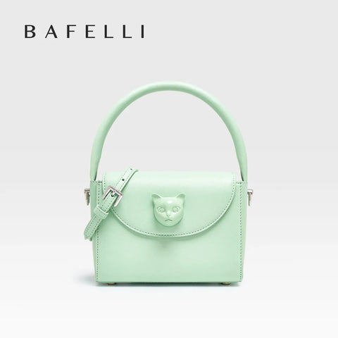 BAFELLI Women's 2025 Small Leather Handbags - Luxury Cat Crossbody